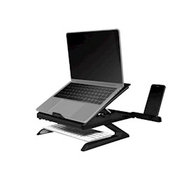 ნოუთბუქის სადგამი LogiLink AA0133 Notebook stand foldable aluminum black